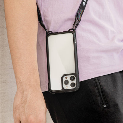 iPhone 13 Pro Kılıf Boyun Askılı Kompozit Tasarımlı Şok Önleyicili Lisanslı Switcheasy Odyssey Kılıf