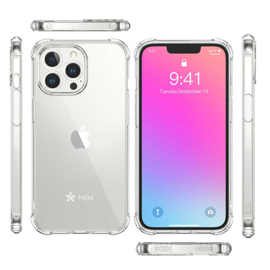 iPhone 13 Pro Kılıf Kajsa Transparent Kılıf