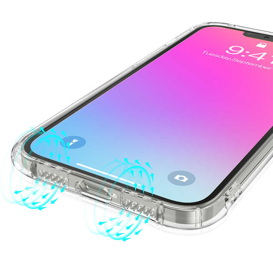 iPhone 13 Pro Kılıf Kajsa Transparent Kılıf
