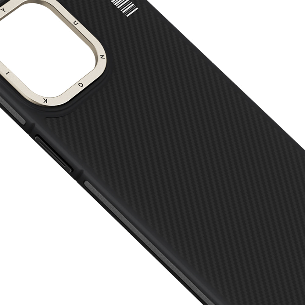 iPhone 13 Pro Kılıf M-safe Şarj Özellikli YoungKit 600D Kevlar Kılıf