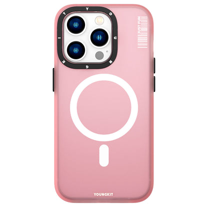 iPhone 13 Pro Kılıf M-safe Şarj Özellikli Youngkit Colored Sand Serisi Kılıf