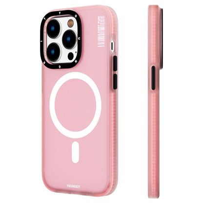 iPhone 13 Pro Kılıf M-safe Şarj Özellikli Youngkit Colored Sand Serisi Kılıf