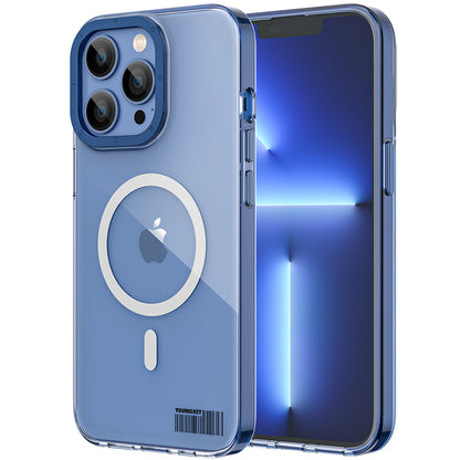 iPhone 13 Pro Kılıf M-safe Şarj Özellikli Youngkit Coloured Glaze Serisi Kılıf