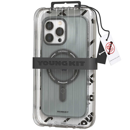 iPhone 13 Pro Kılıf M-safe Şarj Özellikli Youngkit Rock Serisi Kılıf