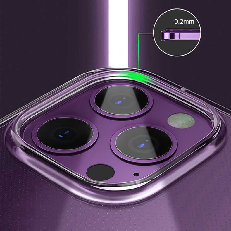 iPhone 13 Pro Kılıf Şeffaf Airbag Tasarımlı Wiwu ZCC-108 Concise Serisi Kılıf