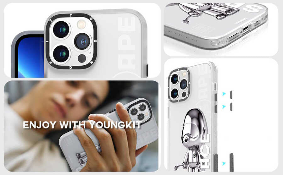 iPhone 13 Pro Kılıf YoungKit Klasik Serisi Kılıf