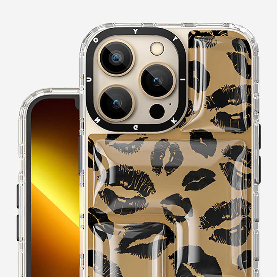 iPhone 13 Pro Kılıf YoungKit Leopard Article Serisi Kılıf
