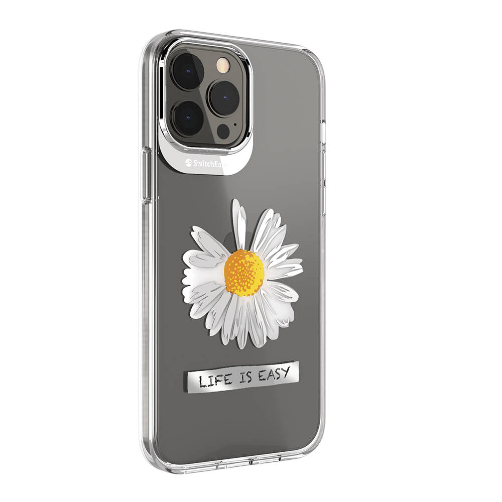 iPhone 13 Pro Max Kılıf Çift IMD Baskılı Lisanslı Switcheasy Artist Daisy Kılıf