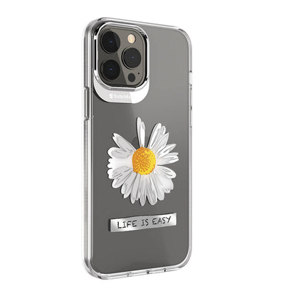 iPhone 13 Pro Max Kılıf Çift IMD Baskılı Lisanslı Switcheasy Artist Daisy Kılıf