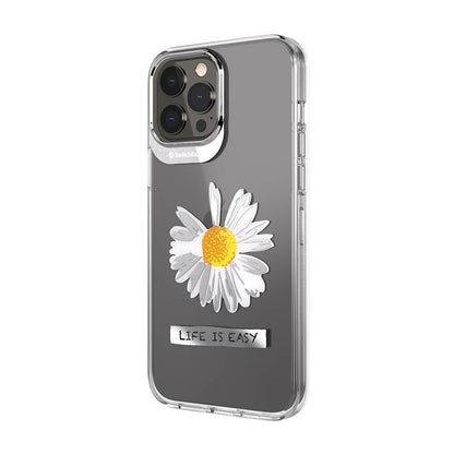 iPhone 13 Pro Max Kılıf Çift IMD Baskılı Lisanslı Switcheasy Artist Daisy Kılıf