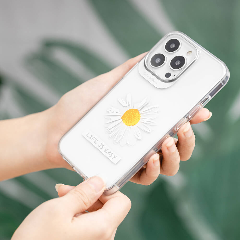 iPhone 13 Pro Max Kılıf Çift IMD Baskılı Lisanslı Switcheasy Artist Daisy Kılıf