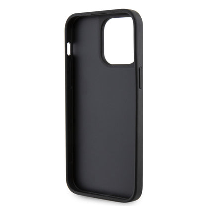 iPhone 13 Pro Max Kılıf Guess Orijinal Lisanslı Taşlı Arka Yüzey Üçgen Logolu Kılıf