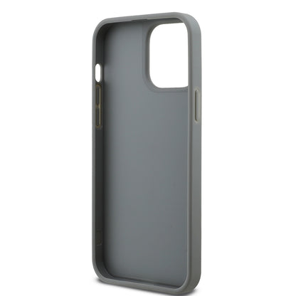 iPhone 13 Pro Max Kılıf Guess Orijinal Lisanslı Taşlı Arka Yüzey Üçgen Logolu Kılıf