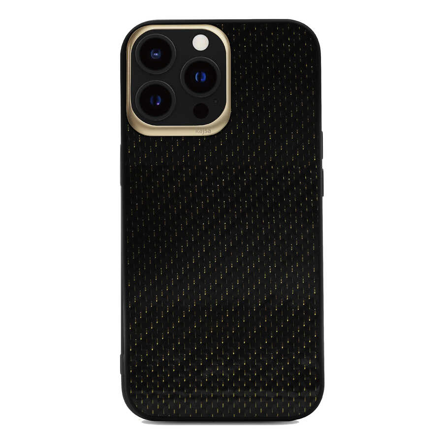 iPhone 13 Pro Max Kılıf Kajsa Carbon Fiber Collection Arka Kılıf