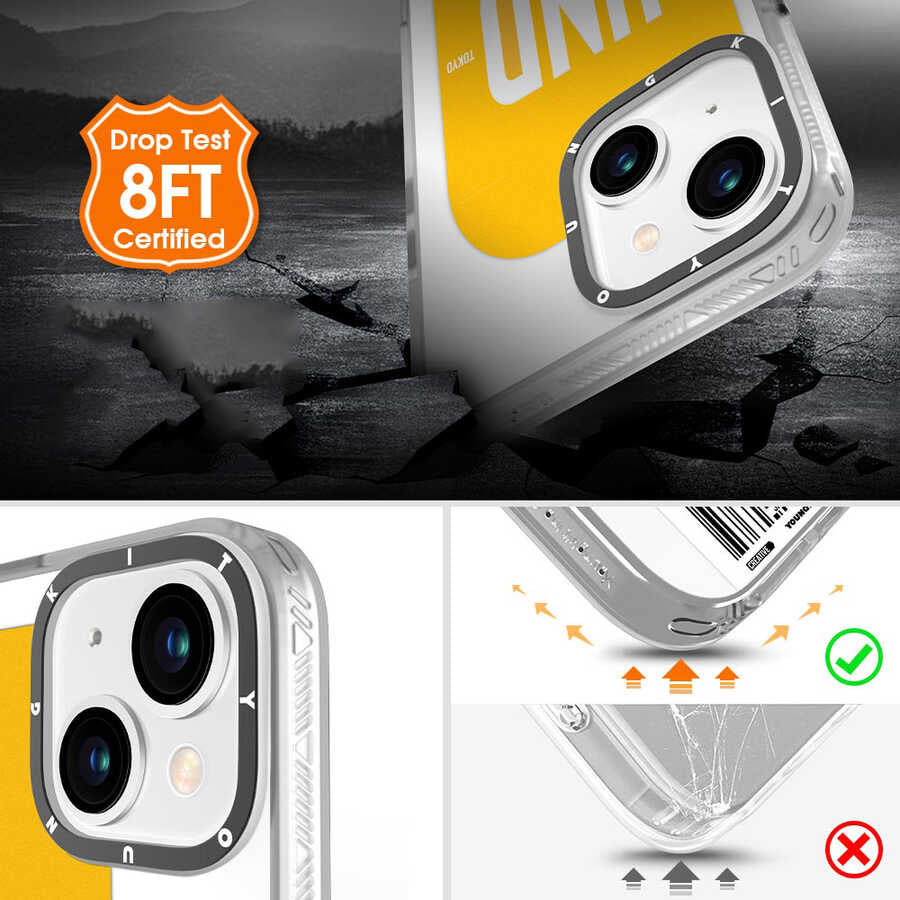 iPhone 13 Kılıf YoungKit Any Time Trip Serisi Kılıf