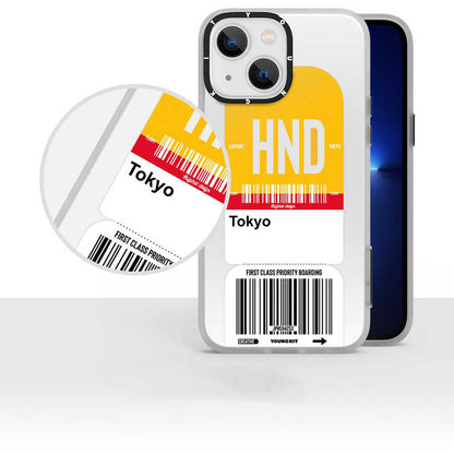 iPhone 13 Kılıf YoungKit Any Time Trip Serisi Kılıf