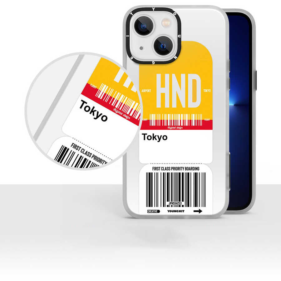 iPhone 13 Kılıf YoungKit Any Time Trip Serisi Kılıf