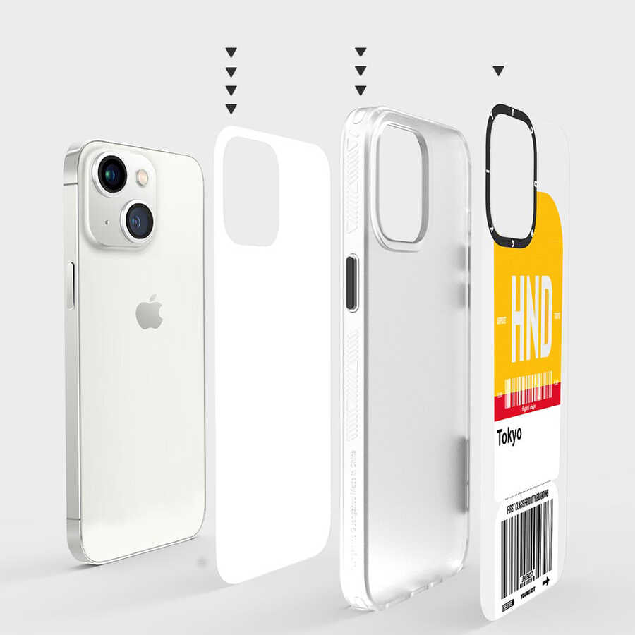 iPhone 13 Kılıf YoungKit Any Time Trip Serisi Kılıf