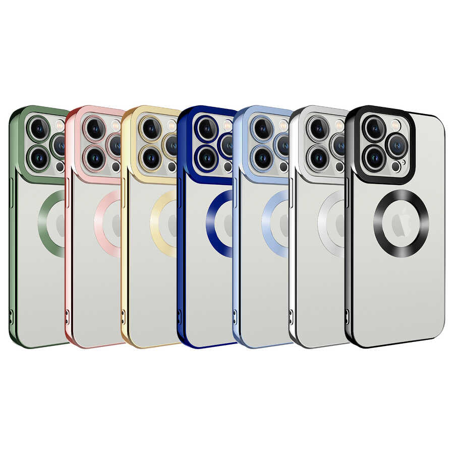 iPhone 13 Pro Max Kılıf Kamera Korumalı Logo Gösteren Zore Omega Kılıf