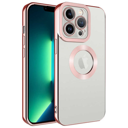 iPhone 13 Pro Max Kılıf Kamera Korumalı Logo Gösteren Zore Omega Kılıf
