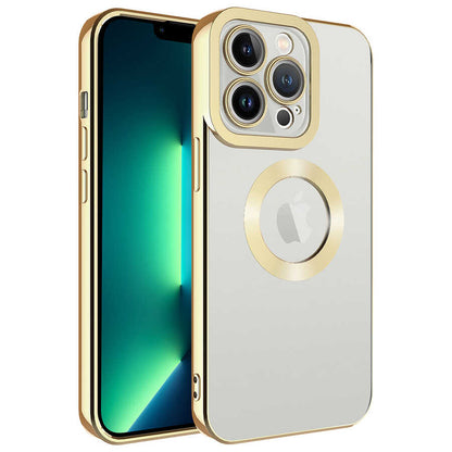 iPhone 13 Pro Max Kılıf Kamera Korumalı Logo Gösteren Zore Omega Kılıf
