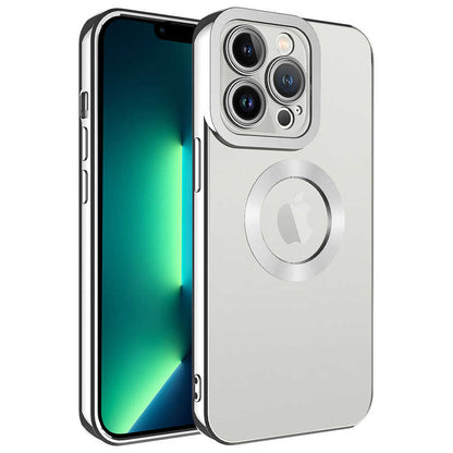 iPhone 13 Pro Max Kılıf Kamera Korumalı Logo Gösteren Zore Omega Kılıf