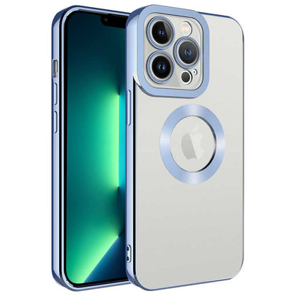 iPhone 13 Pro Max Kılıf Kamera Korumalı Logo Gösteren Zore Omega Kılıf