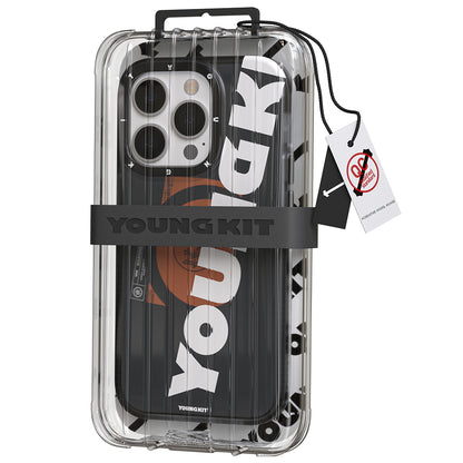 iPhone 13 Pro Max Kılıf M-safe Şarj Özellikli Youngkit Binfen Serisi Yazı Temalı Kılıf