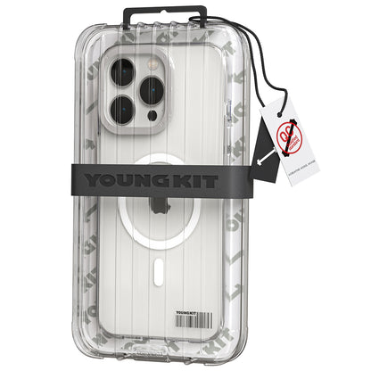 iPhone 13 Pro Max Kılıf M-safe Şarj Özellikli Youngkit Coloured Glaze Serisi Kılıf