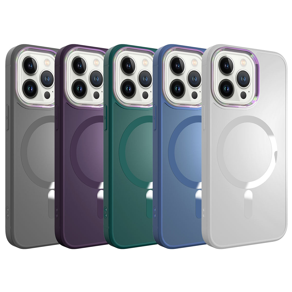 iPhone 13 Pro Max Kılıf M-safe Wireless Şarj Özellikli Zore Stil Kılıf