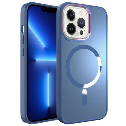 iPhone 13 Pro Max Kılıf M-safe Wireless Şarj Özellikli Zore Stil Kılıf