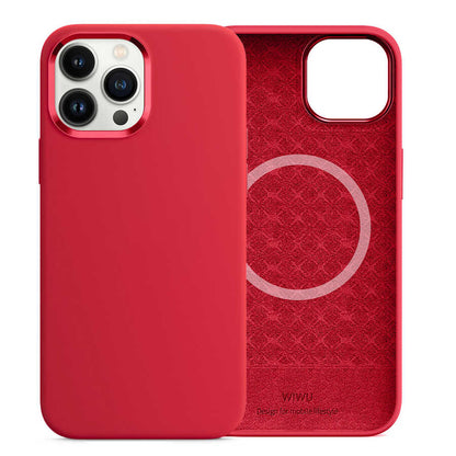 iPhone 13 Pro Max Kılıf Wiwu M-safe Magnetic Silikon Kılıf