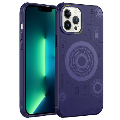 iPhone 13 Pro Max Kılıf Zore Wireless Şarj Özellikli Desenli Hot Kılıf