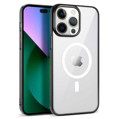 iPhone 13 Pro Max Kılıf Zore Wireless Şarj Özellikli Pixel M-safe Kılıf