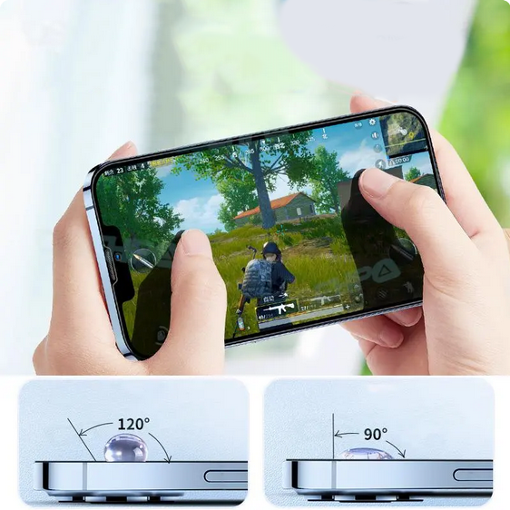 iPhone 13 Pro Max Zore Darbeye Dayanıklı Anti Statik Temperli Cam Ekran Koruyucu