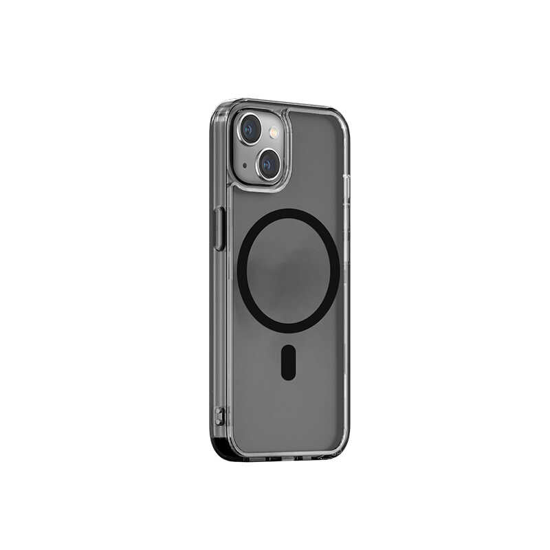 iPhone 13 Wiwu M-safe Şarj Özellikli Lens Korumalı Şeffaf Silikon Kılıf