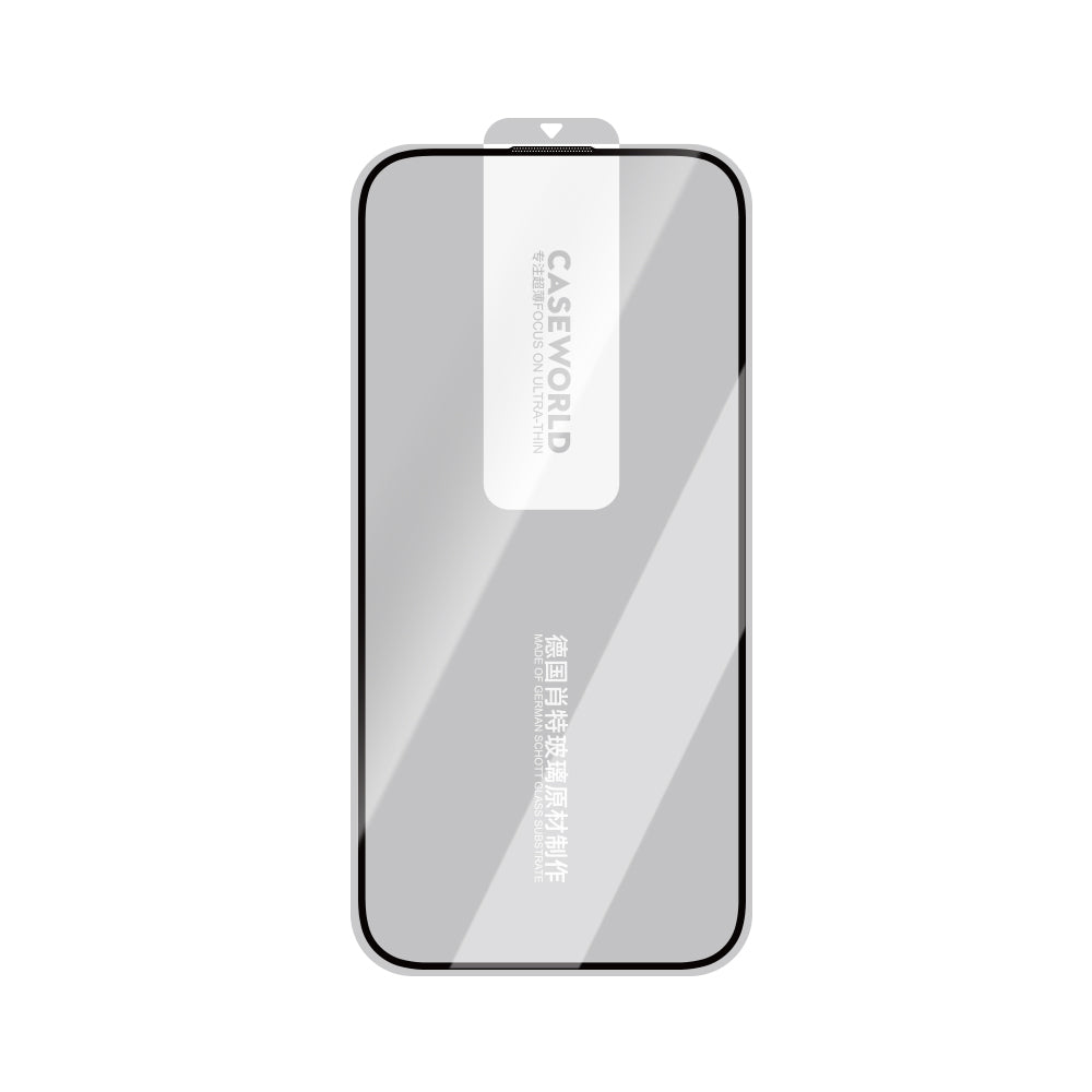 iPhone 14 CaseWorld Ultra-Thin Serisi 0.15mm 2.5D Schott Cam Temperli Ekran Koruyucu