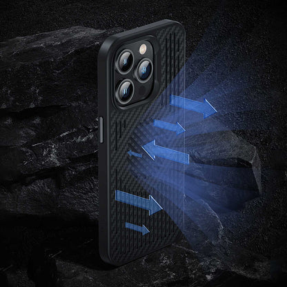 iPhone 14 Kılıf Benks Magnetic Cooling Kevlar Soğutucu Özellikli Telefon Kılıfı