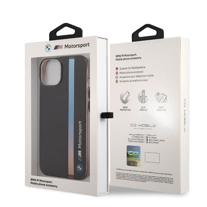 iPhone 14 Kılıf BMW Orijinal Lisanslı Renk Geçişli Çizgili Dizayn Kılıf