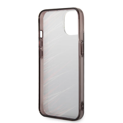 iPhone 14 Kılıf Ferrari Orijinal Lisanslı Baskı Logolu Çimen Desenli Kılıf