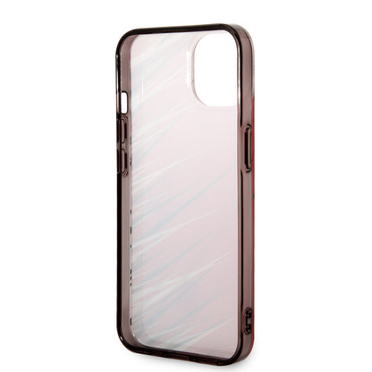 iPhone 14 Kılıf Ferrari orijinal Lisanslı Baskı Logolu Çimen Desenli Kılıf