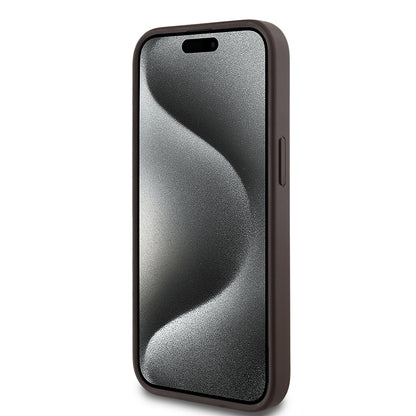 iPhone 14 Kılıf Guess Orijinal Lisanslı M-safe Şarj Özellikli Yazı Logolu Circle Classic Kılıf