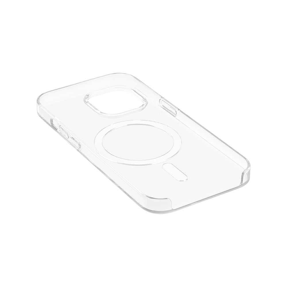 iPhone 14 Kılıf IC Çipli Zore Wireless Şarj Özellikli Şeffaf Orjin Kılıf