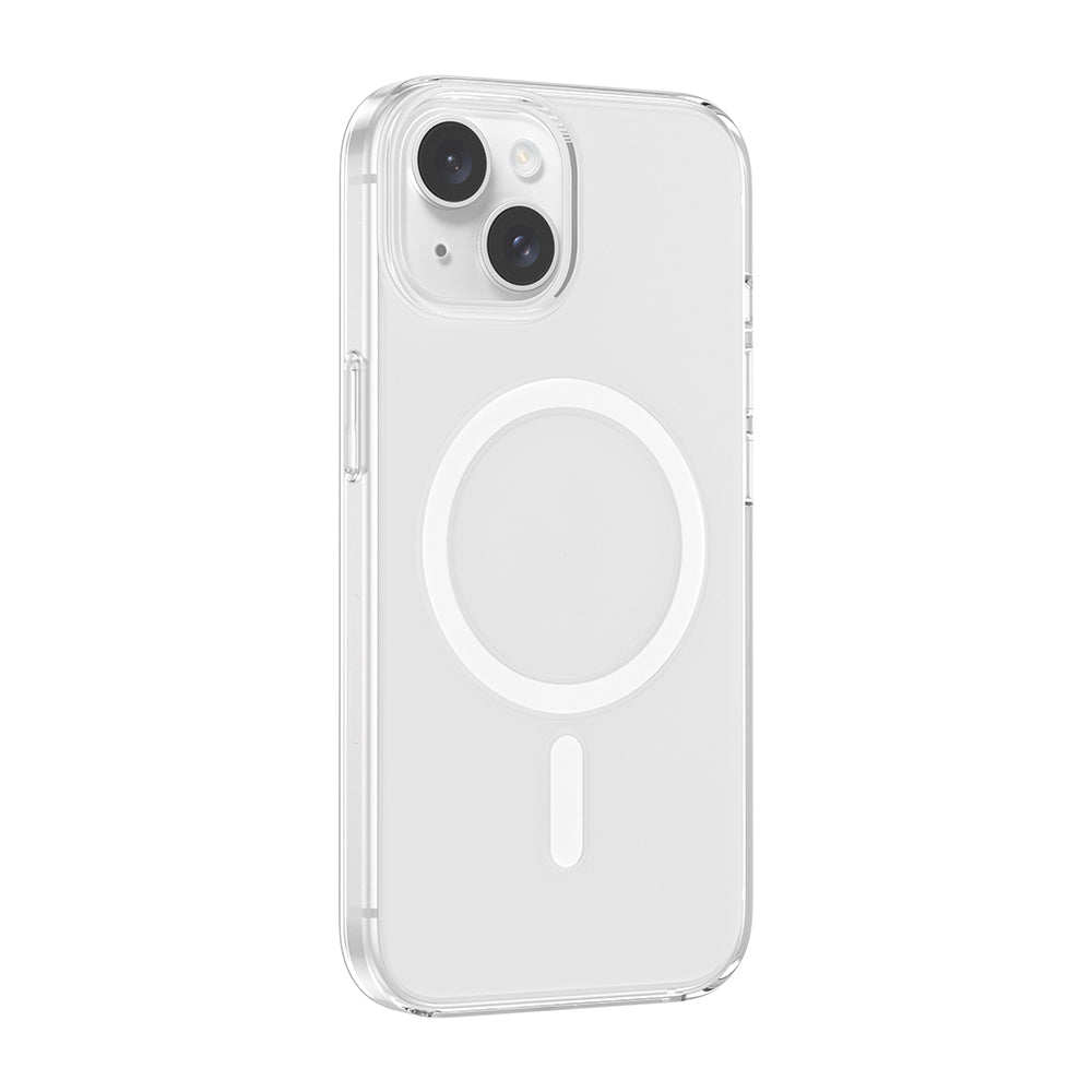 iPhone 14 Kılıf IC Çipli Zore Wireless Şarj Özellikli Şeffaf Orjin Kılıf