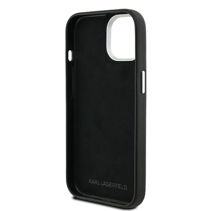 iPhone 14 Kılıf Karl Lagerfeld Orijinal Lisanslı K&C Heads Pin Kılıf