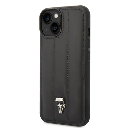 iPhone 14 Kılıf Karl Lagerfeld Nylon Puffy Airbag Karl Dizayn Kılıf
