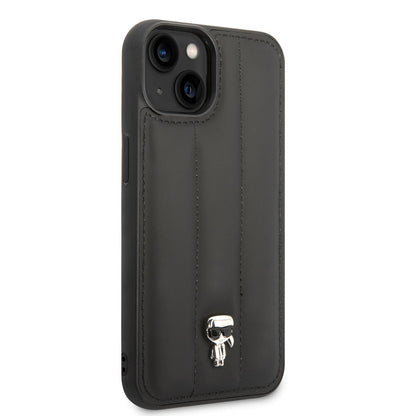 iPhone 14 Kılıf Karl Lagerfeld Nylon Puffy Airbag Karl Dizayn Kılıf