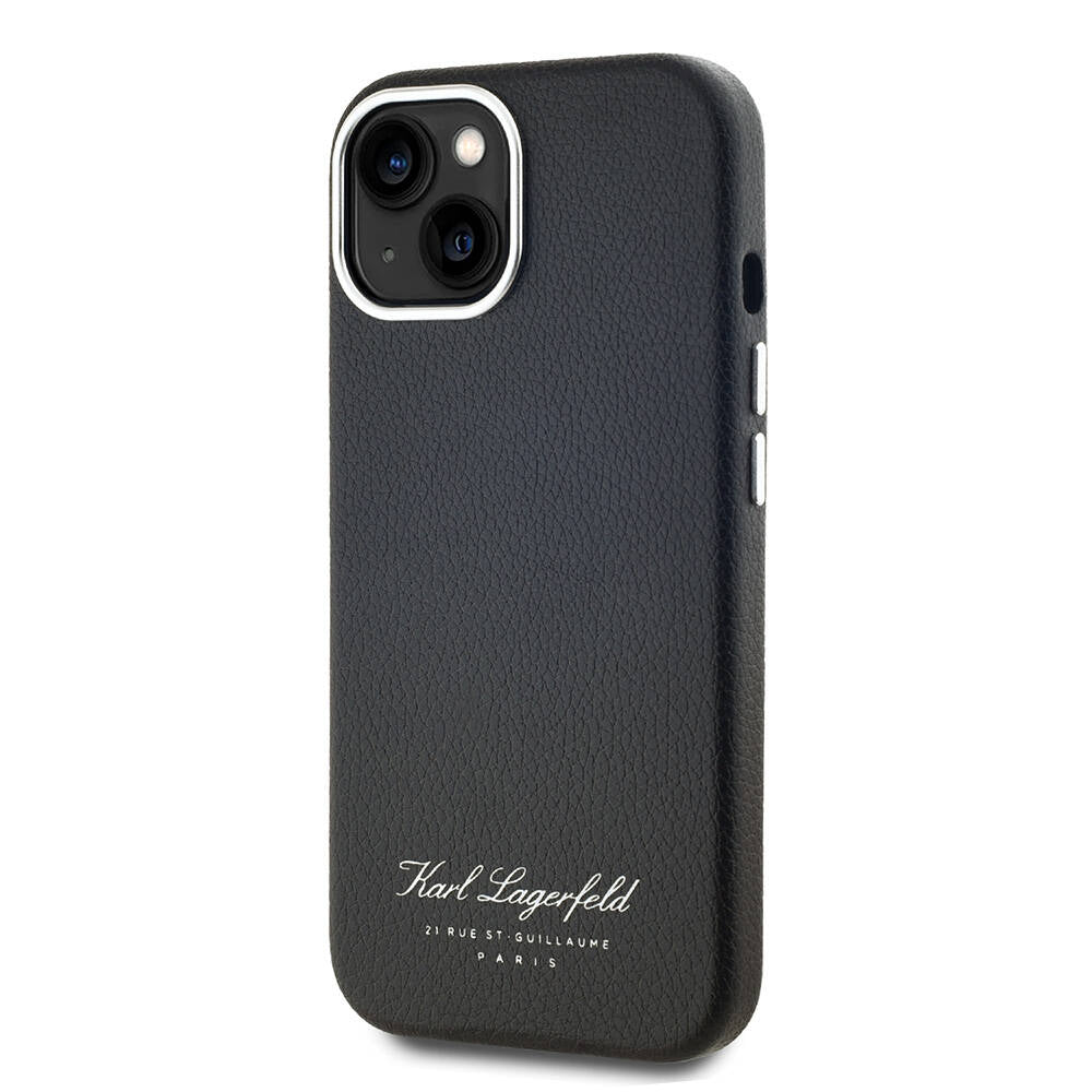 iPhone 14 Kılıf Karl Lagerfeld orijinal Lisanslı KL Yazılı Hotel Kılıf