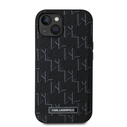 iPhone 14 Kılıf Karl Lagerfeld orijinal Lisanslı M-safe Şarj Özellikli KL Yazılı Hot Stamp Kılıf