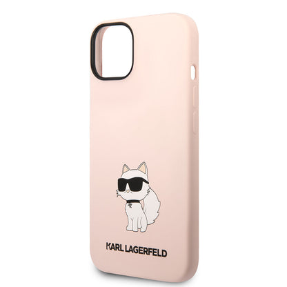 iPhone 14 Kılıf Karl Lagerfeld Silikon Choupette Dizayn Kılıf